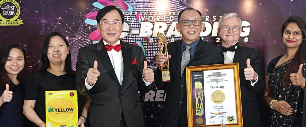 IK Yellow - IK Yellow Won The Brand Laureate’s Award