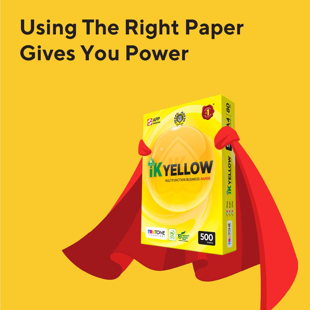 IK Yellow - The right A4 Paper for You!