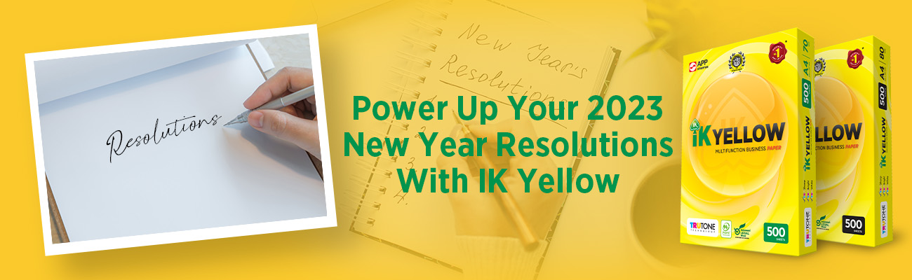 IK Yellow new year resolution