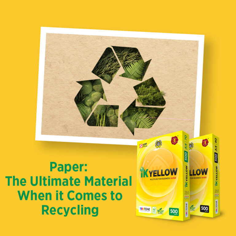 IK Yellow - Paper: The Ultimate Material When it Comes to Recycling