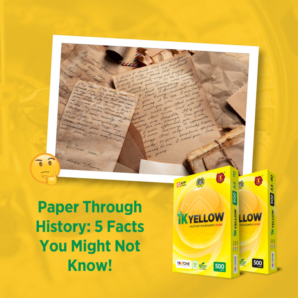 IK Yellow - Paper Through History: 5 Facts You Might Not Know!
