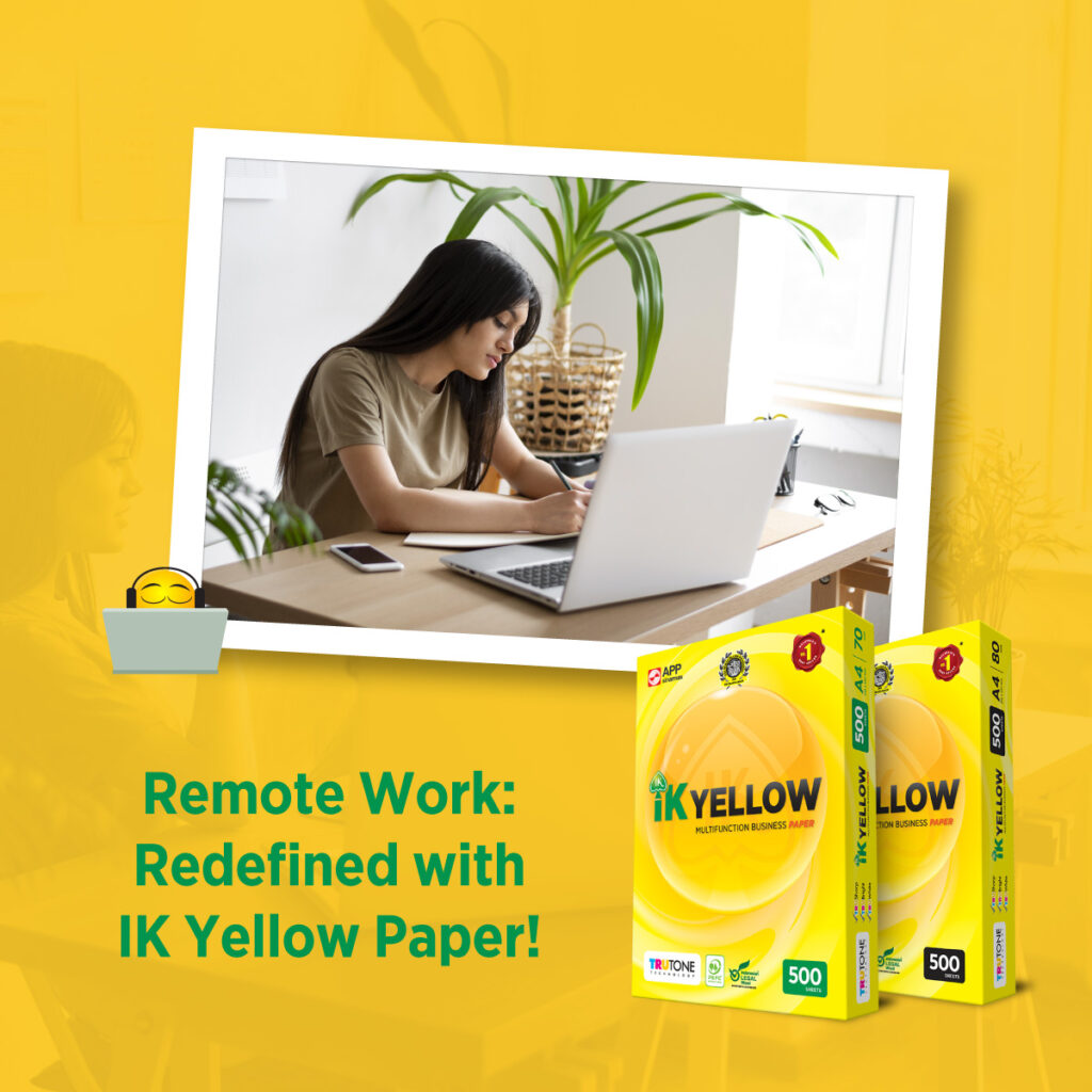 IK Yellow - Remote Work, Redefined with IK Yellow Paper!