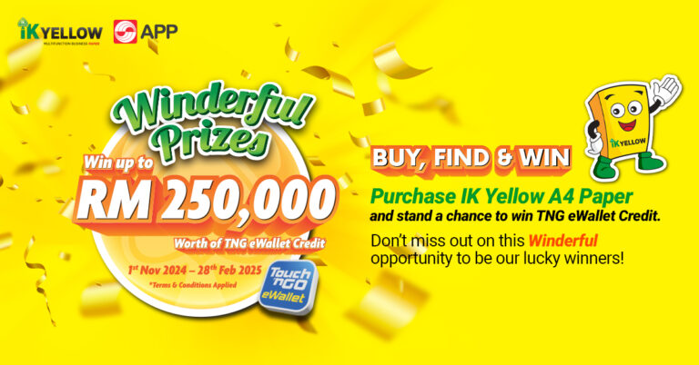 IK Yellow - Buy, Find, and Win Winderful Prizes