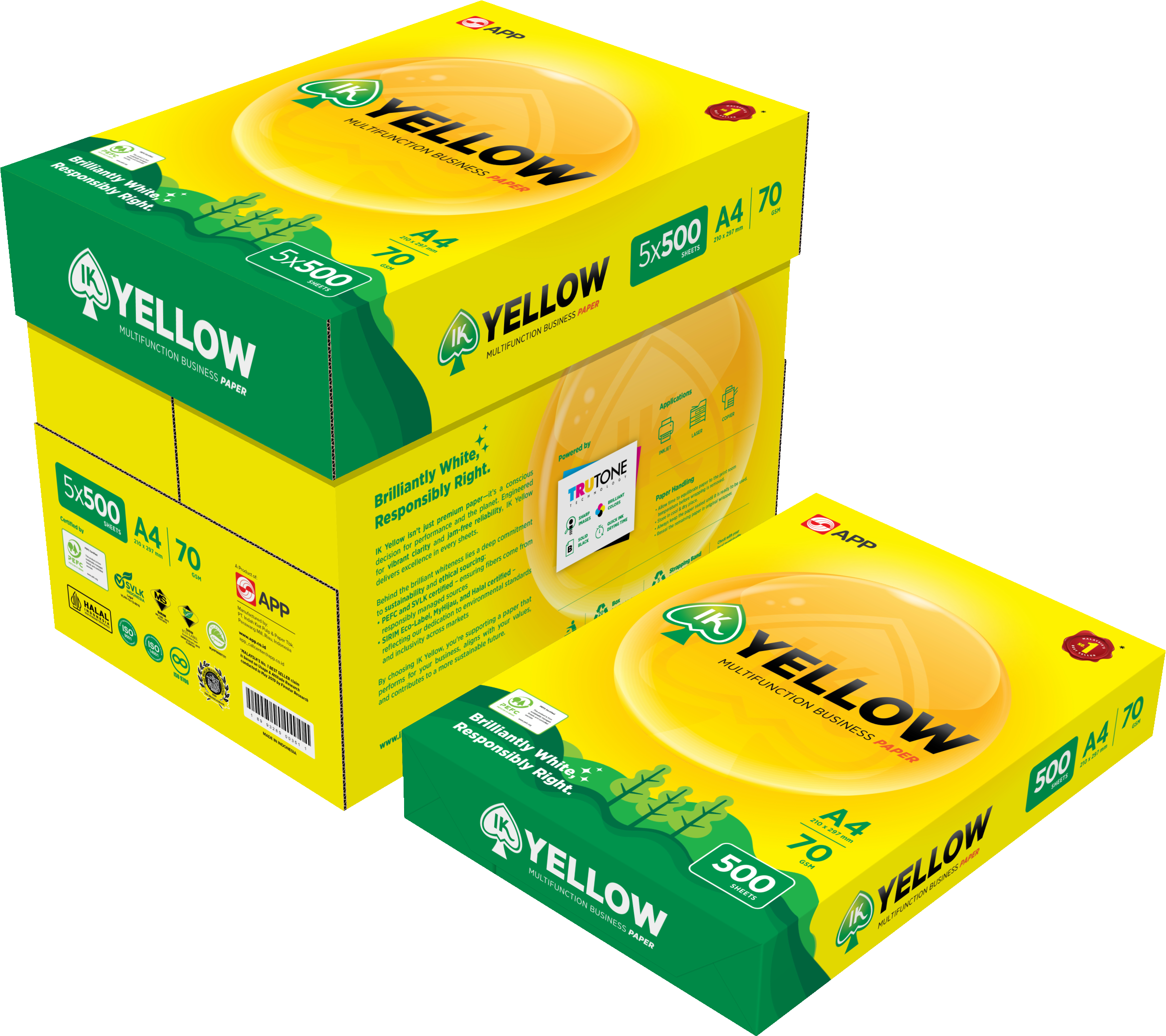 IK Yellow A470 500 Ream Box